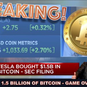 TESLA BUYS BITCOIN. YOU CAN BUY A TESLA WITH CRYPTO & WHY LARGE INSTITUTIONS WILL NOW FOMO INTO BTC