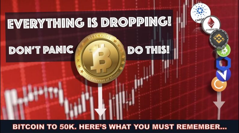 BITCOIN TO 50K & CRYPTO MARKET DROPS. HERE'S WHAT TO DO NOW.