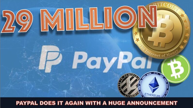 BREAKING: PAYPAL'S ANNOUNCEMENT PUSHES CRYPTO MARKET TO NEAR 2 TRILLION.