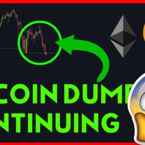 CONTINUATION OF BITCOIN & ETHEREUM DUMP, WATCH THIS LEVEL!