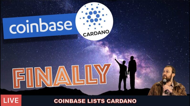 LIVE: COINBASE PRO FINALLY LISTS CARDANO. BITCOIN SURPASSES VISA & MASTERCARD.