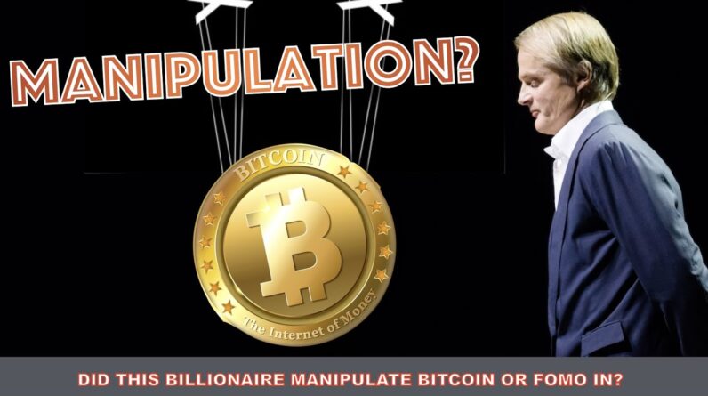 IS BITCOIN BEING MANIPULATED BY POWER PLAYERS OR JUST FOMO?