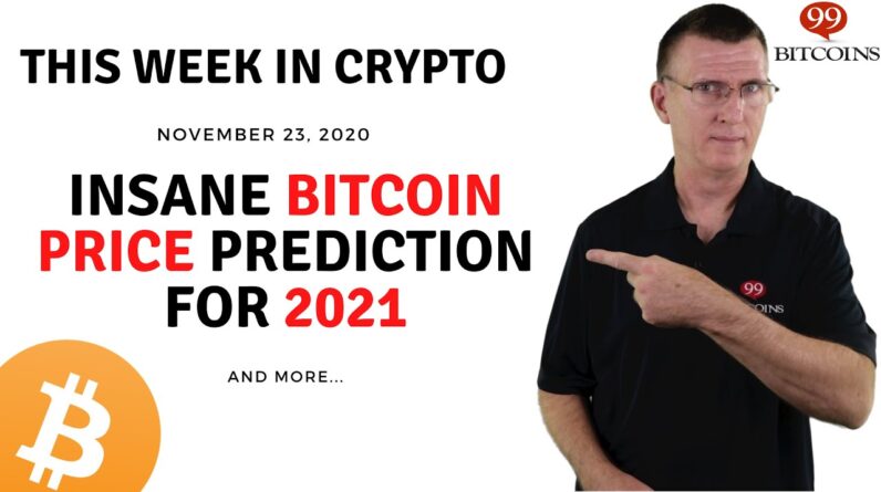 🔴 INSANE Bitcoin Price Prediction for 2021 | This Week in Crypto - Nov 23, 2020