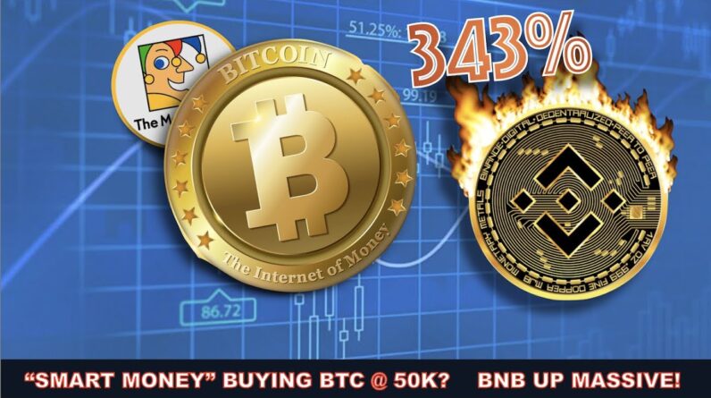 WHY "SMART-MONEY" IS BUYING BITCOIN @ 50K AND HOW BINANCE COIN (BNB) ROCKETED TO NEAR $200 (UTILITY)