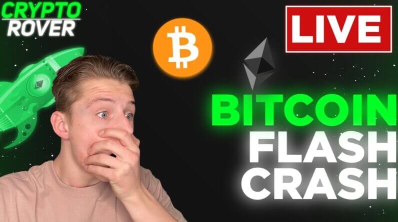 BITCOIN FLASH CRASHES! DUMP EXPLAINED