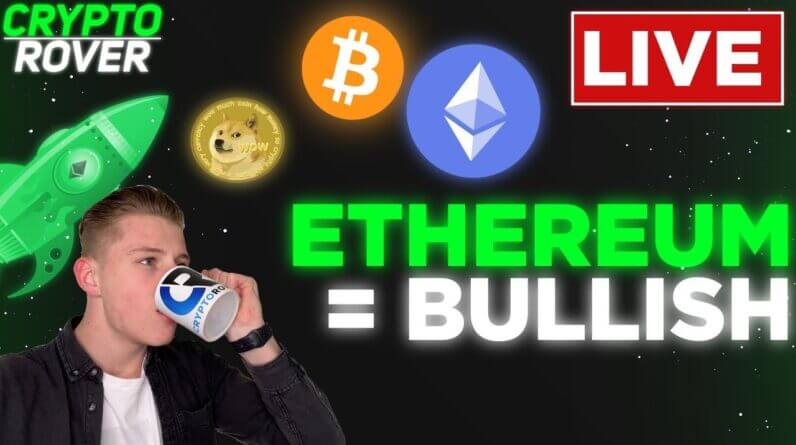 EHTEREUM CONTINUES TO RISE!! BITCOIN MASSIVE MOVE IMMINEMT