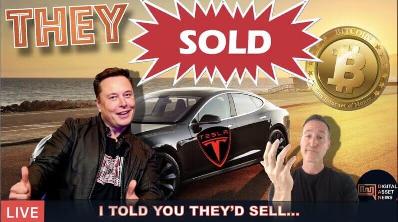 LIVE: BREAKING! - TESLA SELLS BITCOIN.