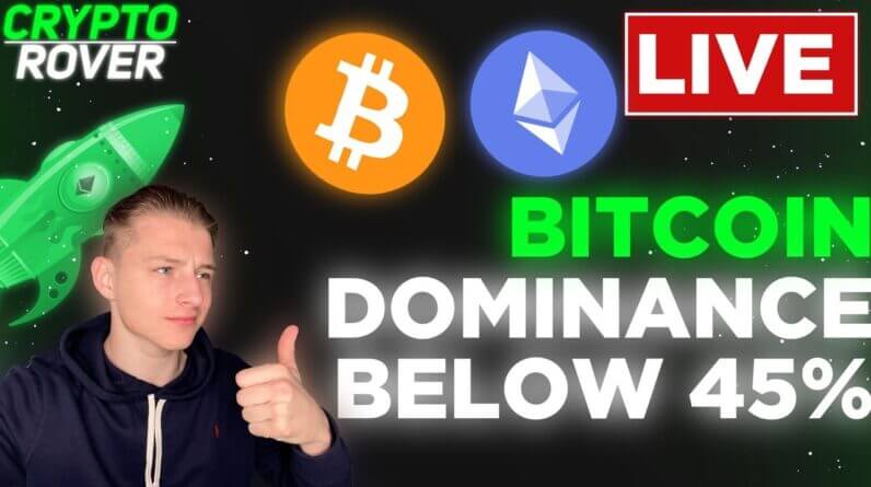 BITCOIN DOMINANCE KEEPS FALLING! XRP IS GOING FOR A MOONSHOT!!