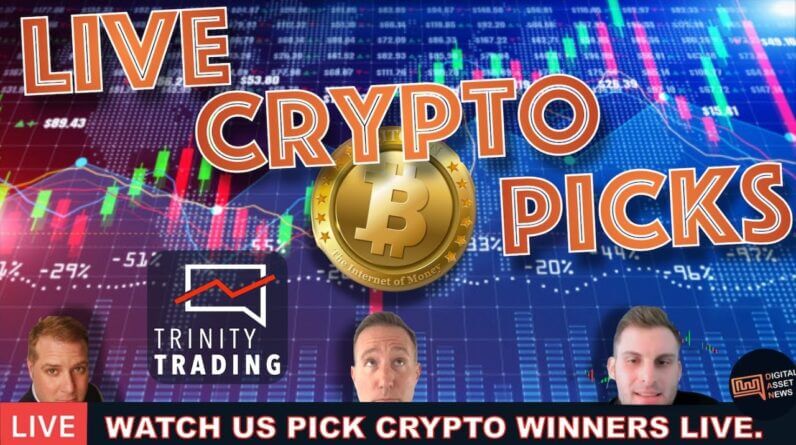 LIVE TRINITY TRADING: WATCH US PICK A CRYPTO WINNER