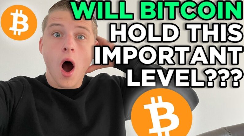 WILL BITCOIN HOLD THIS IMPORTANT LEVEL? BITCOIN & ETHEREUM LIVE PRICE TARGETS!!