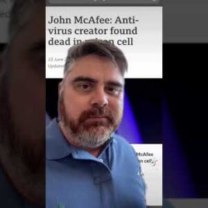 John McAfee conspiracy!!