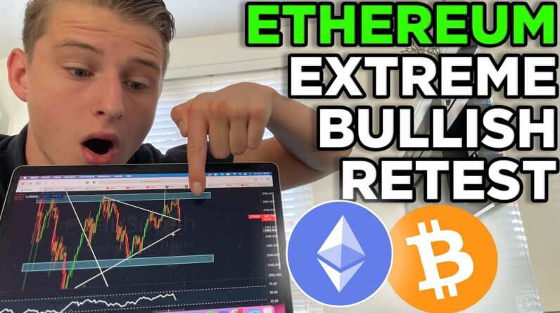 ETHEREUM EXTREME BULLISH RETEST!!! BITCOIN RE-ENTERING THE SYMMETRICAL TRIANGLE?