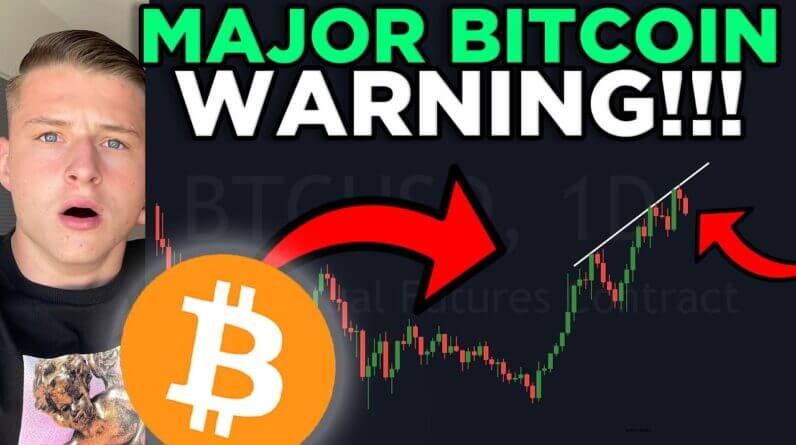 MAJOR BITCOIN correction INCOMING? [must watch!!!]
