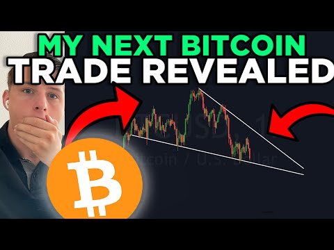 THIS IS MY NEXT BITCOIN TRADE!!!! [watch this falling wedge now]
