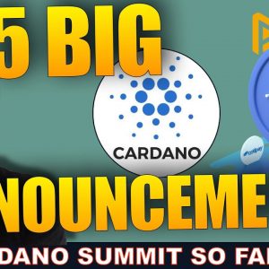 5 BIGGEST ANNOUNCEMENTS OF THE CARDANO SUMMIT (SO FAR...)