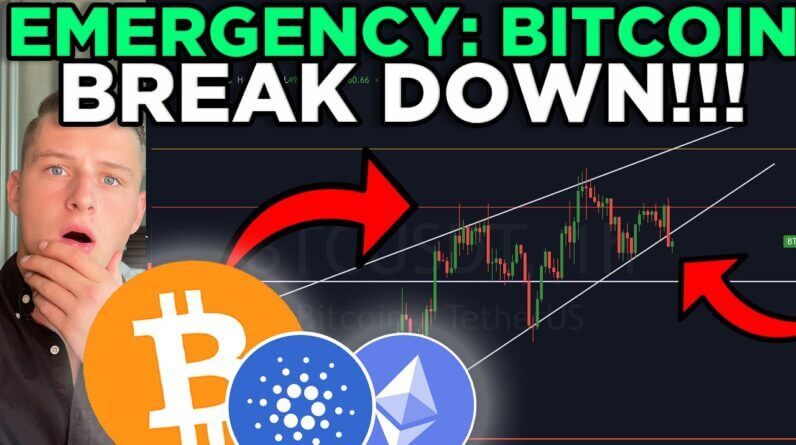 EMERGENCY: BITCOIN BREAKING DOWN RIGHT NOW!!!! [must see]