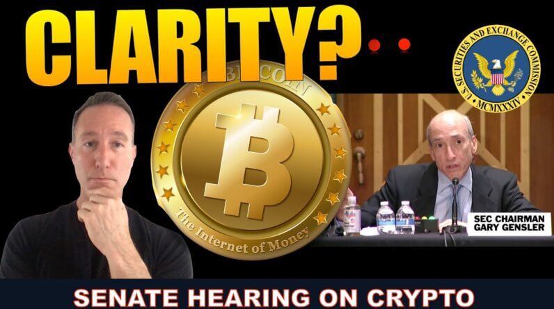 SEC REVEALS CRYPTO PLANS IN TODAYS SENATE HEARING
