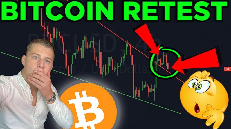 BITCOIN CRITICAL RETEST!! WILL BITCOIN DUMP FURTHER??