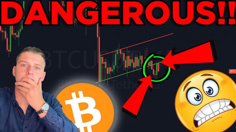 BITCOIN IS LOOKING EXTREMELY DANGEROUS!!! BEAR FLAG BREAK DOWN!!!!!