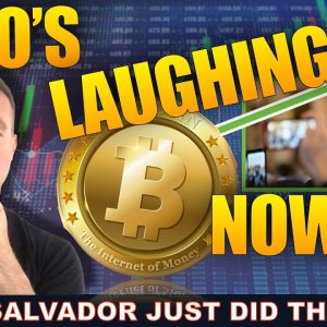 EL SALVADOR IS THE ULTIMATE BITCOIN INVESTOR BY DOING THIS TODAY.