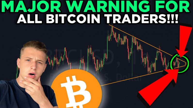 MAJOR WARNING FOR ALL BITCOIN TRADERS RIGHT NOW!!! DO NOT MISS THIS BREAKOUT!!!