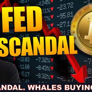 CRYPTO MARKET DROPS. FED SCANDAL. WHAT WHALES ARE BUYING