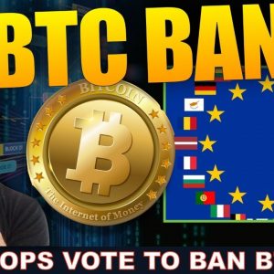 EU PARLIAMENT *BARELY* STOPS VOTE TO BAN BTC.