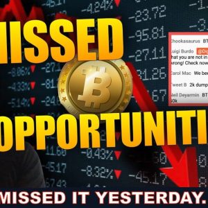 OPPORTUNITIES I MISSED YESTERDAY IN CRYPTO (NOT GAINS).
