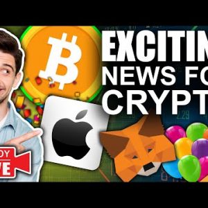 BREAKING CRYPTO NEWS: APPLE SUPPORTS METAMASK!! (BITCOIN HOLDS ABOVE SUPPORT)