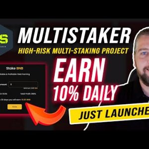 MultiStaker Review | Earn 10% Daily BNB, AVAX, MATIC & More | Just Launched!