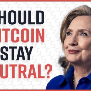 Should Bitcoin Be Neutral? Hillary Clinton Says â€œNoâ€� #CoffeeNCrypto