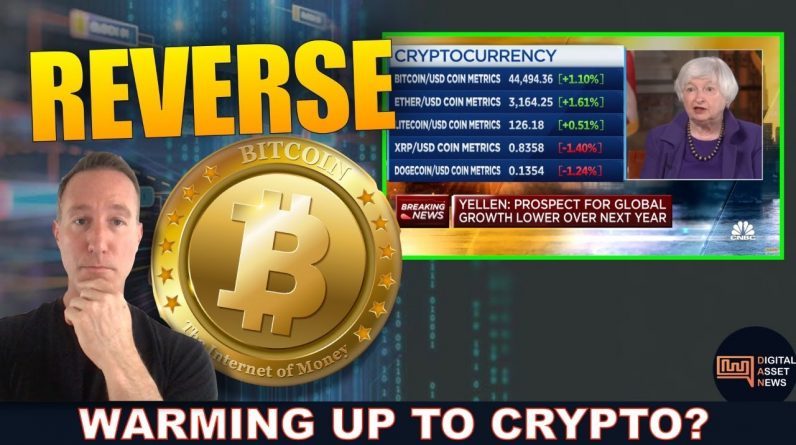 TREASURY SECRETARY WARMS UP TO CRYPTO. POSITIVE REGS COMING?