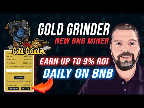 Gold Grinder BNB Miner Review | 9% DAILY ROI on BNB | NEW Baked Beans Crypto Alternative