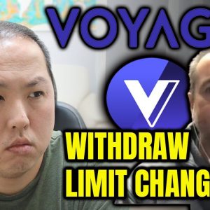 VOYAGER DIGITAL CHANGES WITHDRAW LIMITS